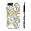 Blue Ring Octopus Tentacles Ink Art White Case Mate Tough Phone Cases Iphone 7 Plus 8