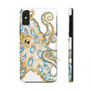 Blue Ring Octopus Tentacles Ink Art White Case Mate Tough Phone Cases Iphone X