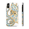 Blue Ring Octopus Tentacles Ink Art White Case Mate Tough Phone Cases Iphone X