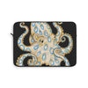Blue Ring Octopus Tentacles Ink Black Art Laptop Sleeve 13
