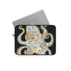 Blue Ring Octopus Tentacles Ink Black Art Laptop Sleeve