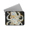 Blue Ring Octopus Tentacles Ink Black Art Laptop Sleeve