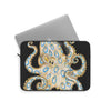 Blue Ring Octopus Tentacles Ink Black Art Laptop Sleeve
