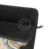 Blue Ring Octopus Tentacles Ink Black Art Laptop Sleeve