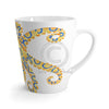 Blue Ring Octopus White Latte Mug Mug