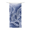 Blue Tentacles Watercolor Art Polycotton Towel 36X72 Home Decor