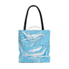 Blue Whales Family Tote Bag Bags