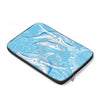 Blue Whales Family Watercolor Vintage Map Laptop Sleeve