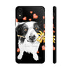 Border Collie Hearts Love Watercolor Black Case Mate Tough Phone Cases Iphone Xr