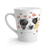 Border Collie Hearts Love Watercolor Mug 12 Oz