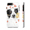 Border Collie Hearts Love Watercolor White Case Mate Tough Phone Cases Iphone 7 Plus 8