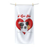 Border Collie Love Watercolor Polycotton Towel 30 × 60 Home Decor