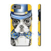 Boston Terrier Dog Detective Watercolor Yellow Case Mate Tough Phone Cases Iphone 6/6S
