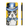 Boston Terrier Dog Detective Watercolor Yellow Case Mate Tough Phone Cases Iphone Xr