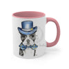 Boston Terrier Dog On White Art Accent Coffee Mug 11Oz
