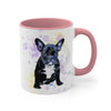 Boston Terrier Splash Ink Art Accent Coffee Mug 11Oz
