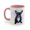 Boston Terrier Splash Ink Art Accent Coffee Mug 11Oz