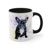 Boston Terrier Splash Ink Art Accent Coffee Mug 11Oz