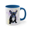 Boston Terrier Splash Ink Art Accent Coffee Mug 11Oz