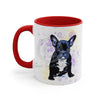 Boston Terrier Splash Ink Art Accent Coffee Mug 11Oz