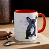 Boston Terrier Splash Ink Art Accent Coffee Mug 11Oz
