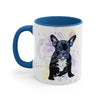 Boston Terrier Splash Ink Art Accent Coffee Mug 11Oz