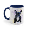 Boston Terrier Splash Ink Art Accent Coffee Mug 11Oz