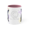 Boston Terrier Splash Ink Art Accent Coffee Mug 11Oz Pink /