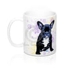 Boston Terrier Splash Watercolor Ink Art Mug 11Oz