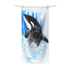 Breaching Baby Orca Whale Polycotton Towel Bath 30X60 Home Decor