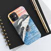 Breaching Orca Killer Whale Sunset Watercolor Art Case Mate Tough Phone Cases