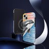 Breaching Orca Killer Whale Sunset Watercolor Art Case Mate Tough Phone Cases