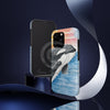 Breaching Orca Killer Whale Sunset Watercolor Art Case Mate Tough Phone Cases