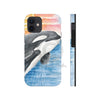 Breaching Orca Killer Whale Sunset Watercolor Art Case Mate Tough Phone Cases Iphone 12 Mini