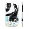 Breaching Orca Whale Ink White Case Mate Tough Phone Cases Iphone 11