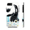 Breaching Orca Whale Ink White Case Mate Tough Phone Cases Iphone 7 8