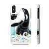 Breaching Orca Whale Ink White Case Mate Tough Phone Cases Iphone Xs Max