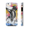 Breaching Orca Whale Vintage Map Watercolor White Case Mate Tough Phone Cases Iphone 5/5S/5Se