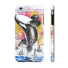 Breaching Orca Whale Vintage Map Watercolor White Case Mate Tough Phone Cases Iphone 6/6S Plus