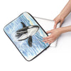 Breaching Orca Whale Watercolor Laptop Sleeve