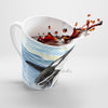 Breaching Orca Whale Watercolor Latte Mug Mug