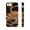 Brown Octopus Black Case Mate Tough Phone Cases Iphone 5/5S/5Se