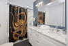 Brown Octopus Tentacles Dance Shower Curtain Home Decor