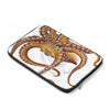 Brown Octopus Tentacles Ink White Art Laptop Sleeve