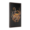 Brown Octopus Vertical Framed Premium Gallery Wrap Canvas 10 × 20