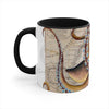 Brown Octopus Vintage Map Compass Art Accent Coffee Mug 11Oz