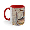 Brown Octopus Vintage Map Compass Art Accent Coffee Mug 11Oz