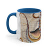 Brown Octopus Vintage Map Compass Art Accent Coffee Mug 11Oz