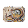 Brown Octopus Vintage Map Compass Bath Mat Small 24X17 Home Decor