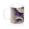 Brown Tentacles Watercolor Art Mug 11Oz